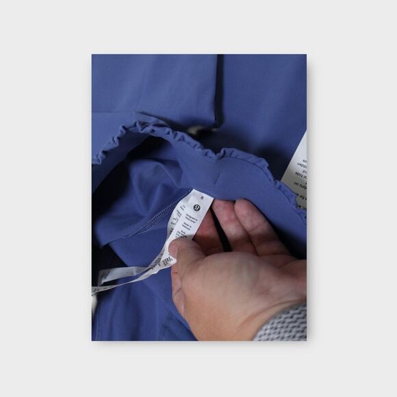 Lululemon Stretch High Rise Crop Pants Size 8 Water Drop NWT - Picture 4 of 9